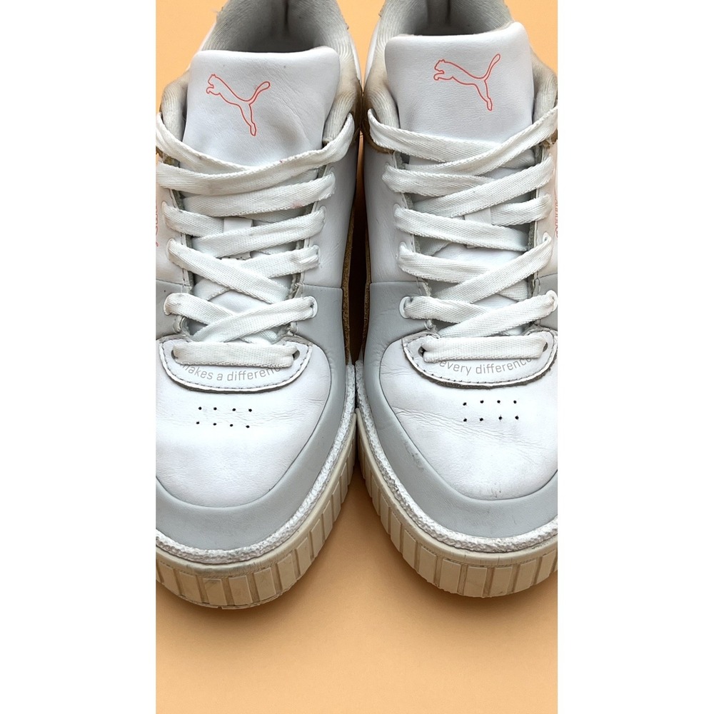 PUMA Cali Sport Mix‎ Platform Women US 7.5 white with beige